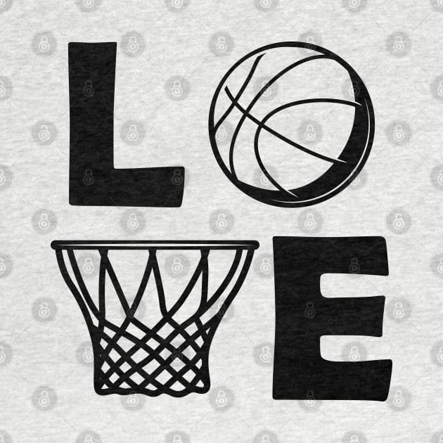 Basketball Love Design by KC Happy Shop